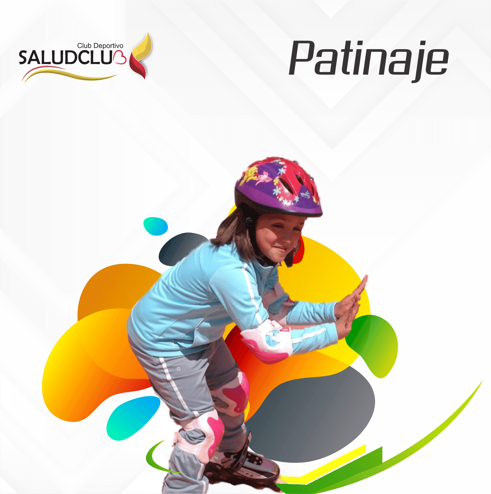 Escuela deportiva saludclub patinaje carreras bogota