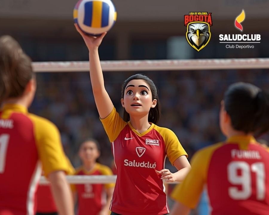 Academia de voleibol saludclub bogota dc