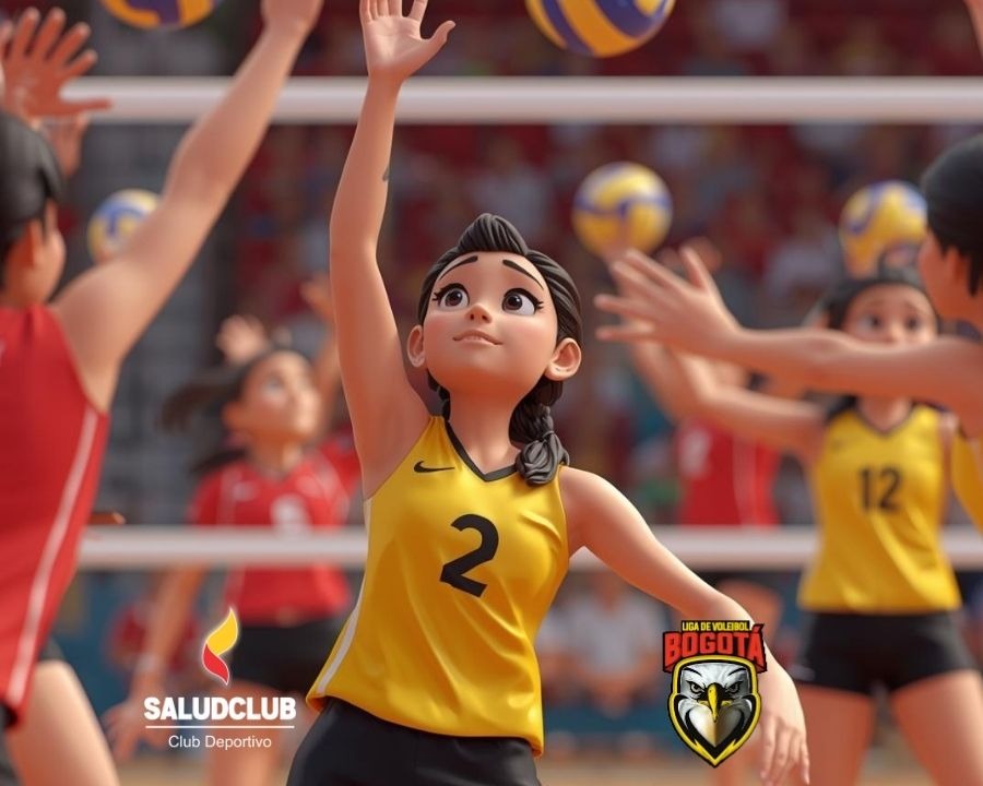 Academia de voleibol saludclub bogota dc