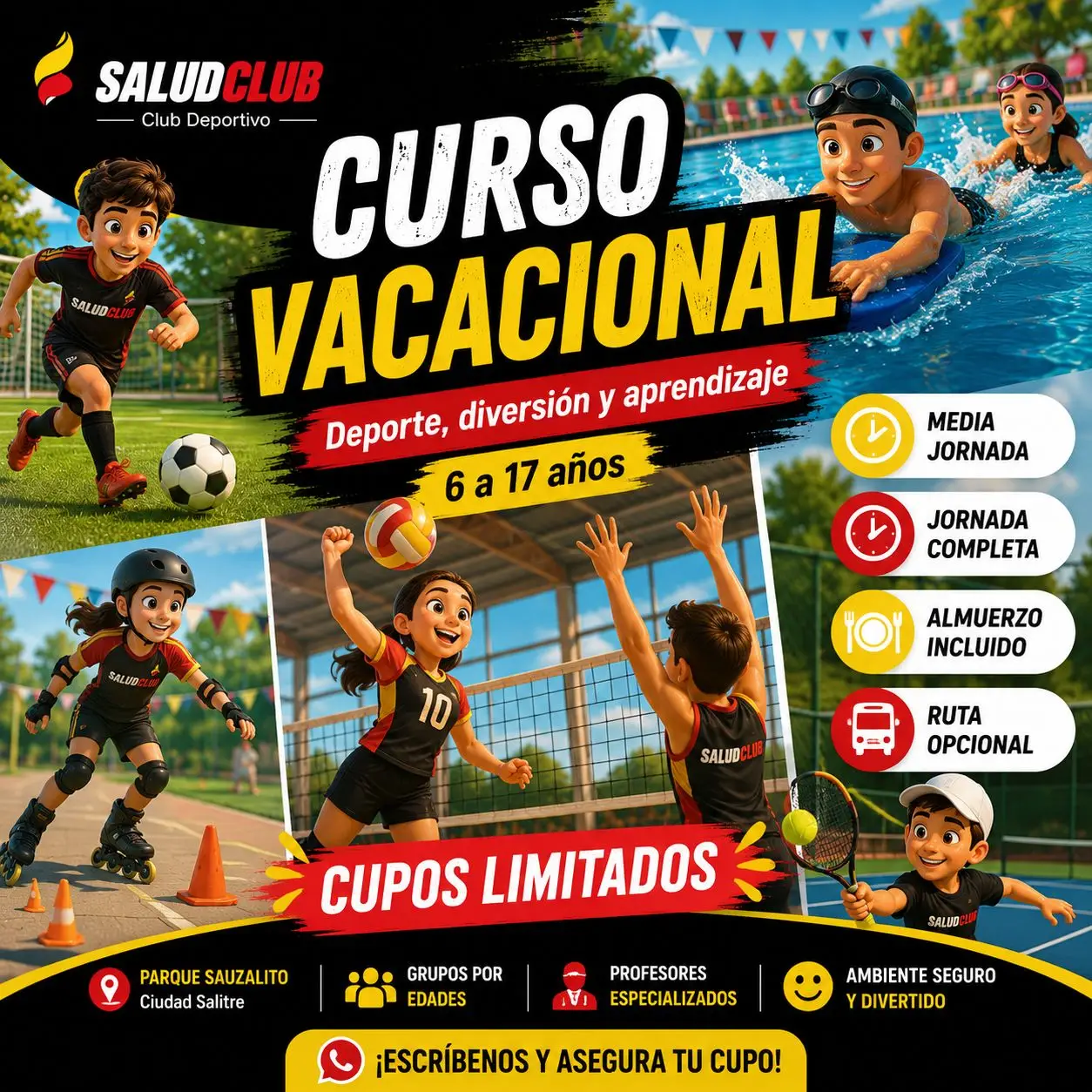 cursos vacacionales y vacaciones recreativas ALITRE PARA NIÑOS Y ADULTOS semilleros